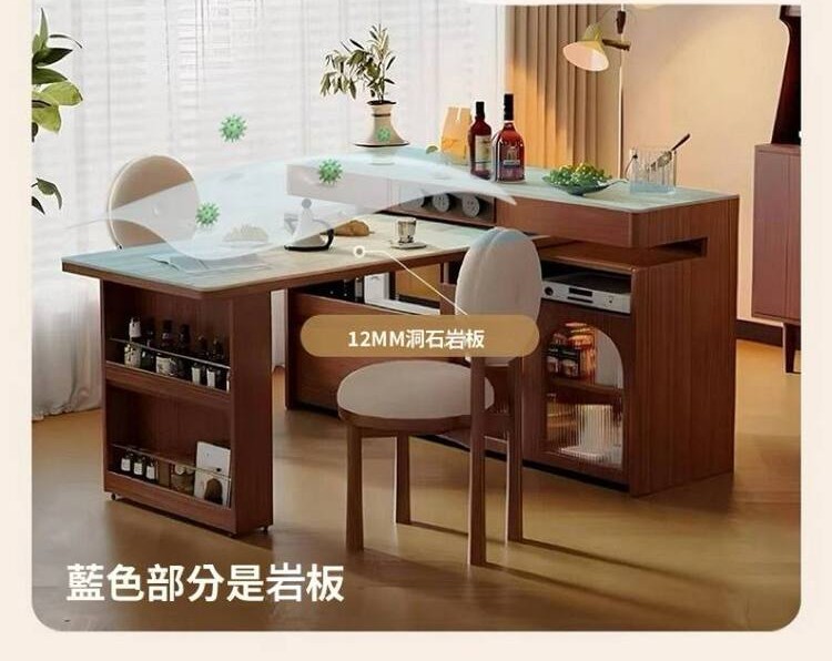 KR069 洞石岩板檯面覆蓋區域示意